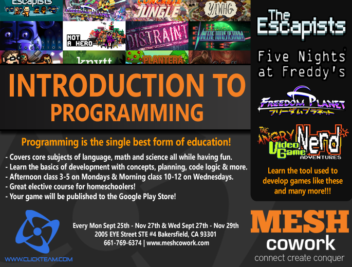 Introduction to Programming & Game Development